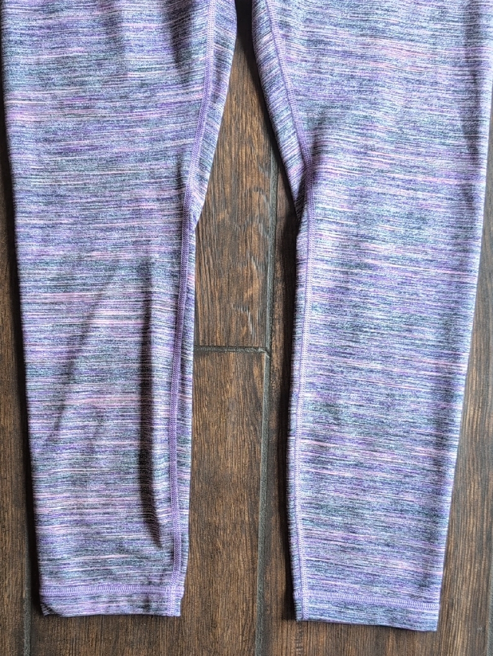 Lululemon High Times Pants Space Dye Camo Tender Violet Black Grape - Women's 8 - Picture 3 of 6